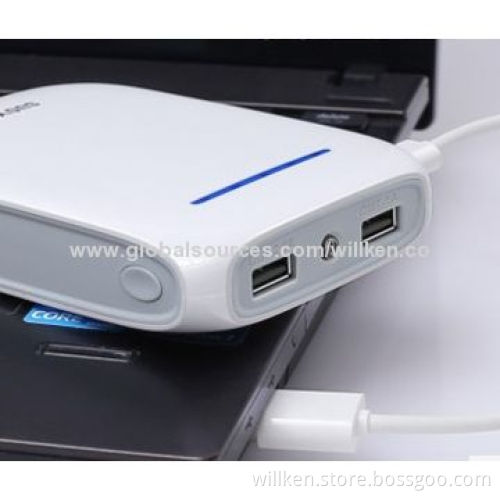 Top sale power bank 10,400mAh, double output for iPad/iPhone/Samsung/HTC any brand mobile